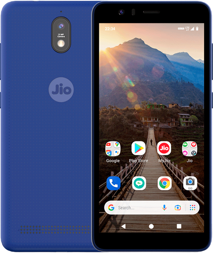 jiophone next blue edition